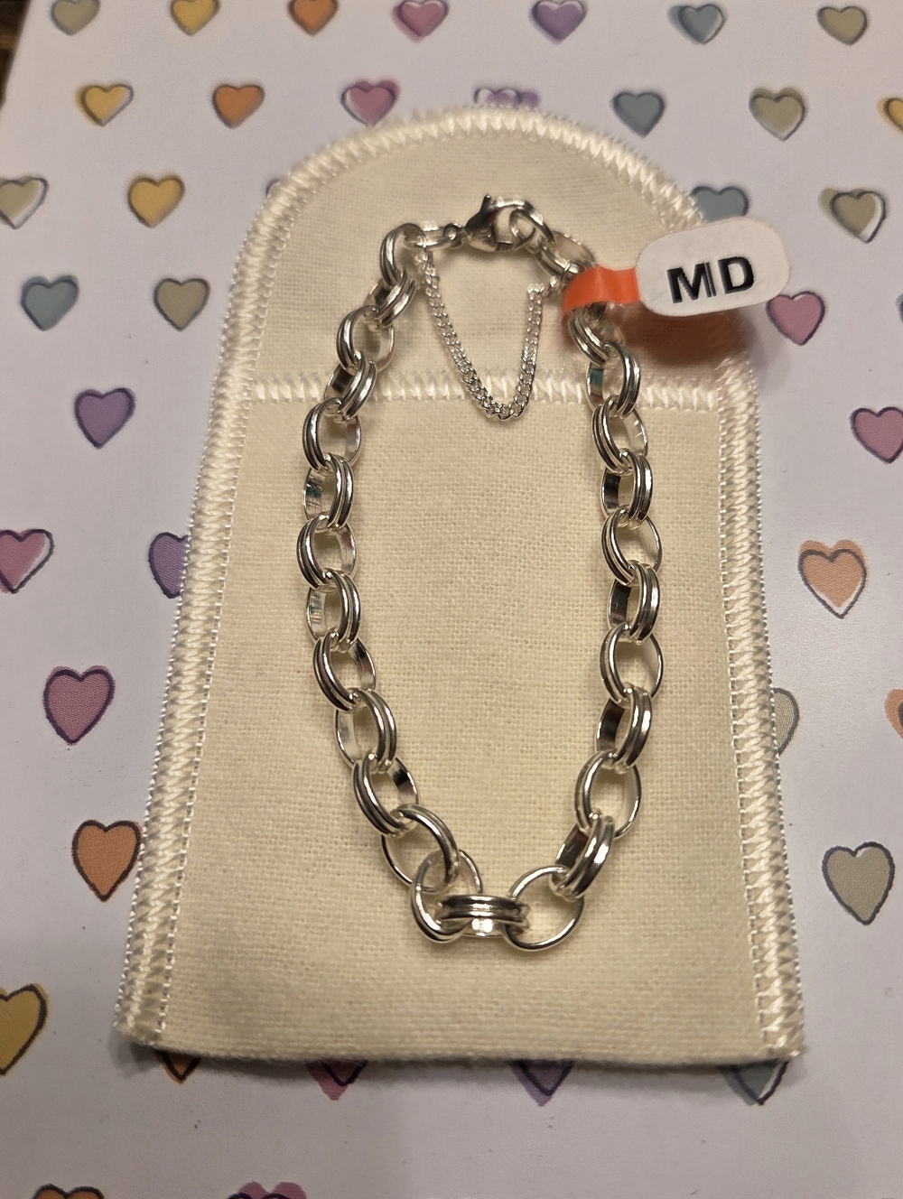 James Avery Channel Link Cable Charm Bracelet